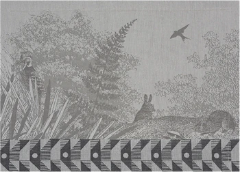 Le Jacquard Francais Foret Enchantee Argent / Grey Tischset 