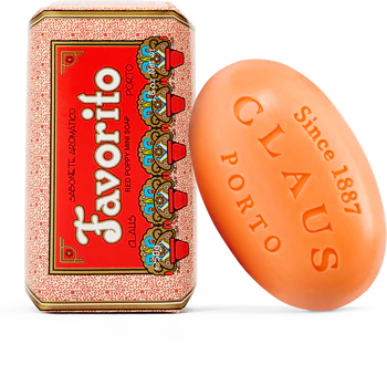 Claus Porto Favorito Red Poppy Seife