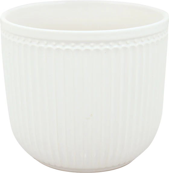 Greengate  Alice White Flower pot