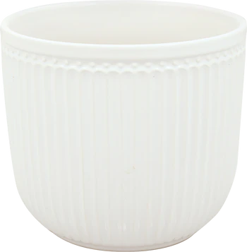 Greengate  Alice White Flower pot