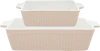Greengate Alice Creamy fudge  Auflaufform 2er Set - small