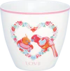 Greengate Xenia love White Latte Cup