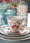 Greengate Xenia love White Latte Cup