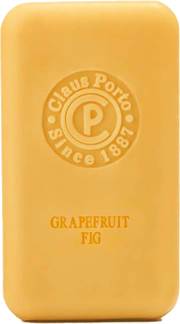 Claus Porto Barbear Grapefruit Fig Wax Sealed Seife
