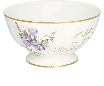 Greengate Jacobe White French Bowl XL