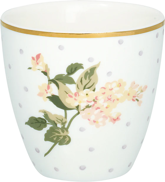 Greengate Asta White Mini Latte cup