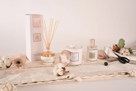 Collines De Provence Satin Rose / Rosa Satin Bouquet Parfume Raumspray