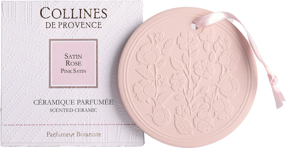 Collines De Provence Satin Rose / Rosa Satin Parfümierte Keramikobjekte