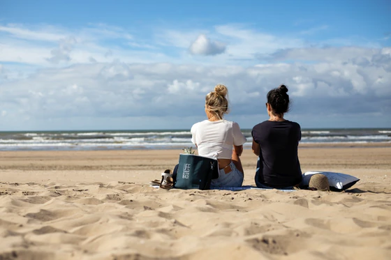 Räder Kühltasche Meer als Worte - Augen zu und Meer