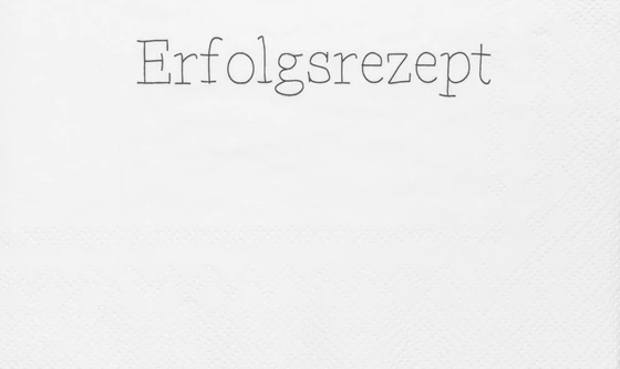 Räder Servietten Erfolgsrezept