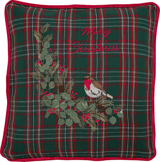Greengate Dagmar christmas Green Kissenhülle