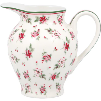 Greengate Astrid White Milchkännchen