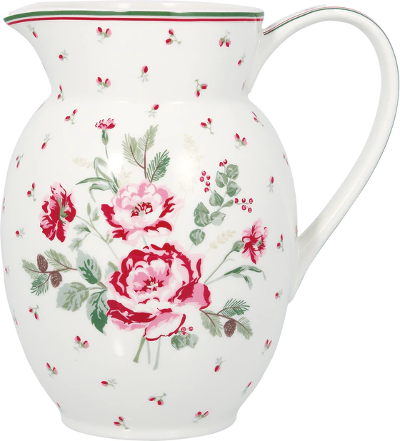 Greengate Leonora White Krug