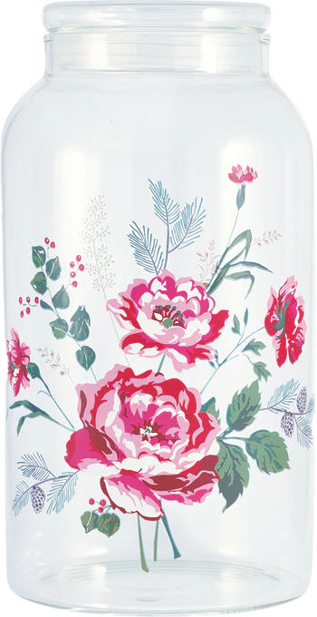 Greengate Leonora White Vorratsglas 2,5 L