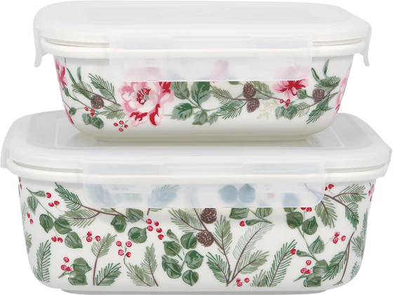 Greengate Merle White Vorratsdosen 2er Set
