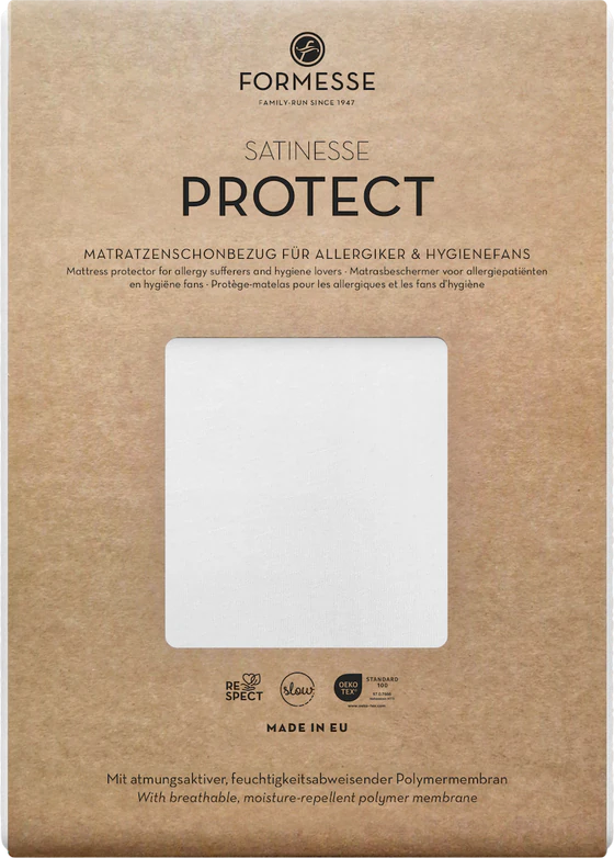 Satinesse Protect Matratzenschonbezug von Formesse – Wasserundurchlässig und atmungsaktiv