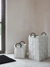 Aquanova Dix Wäschekorb Silver Grey 95