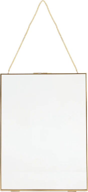 VT wonen Bilderrahmen Metall gold 30 x 40 x 0,8 cm