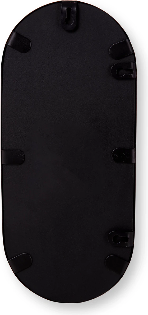 VT wonen Spiegel Oval Black 30x70cm