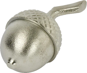 Lambert Nocciola Deko-Objekt silber L 13 x D 7 cm