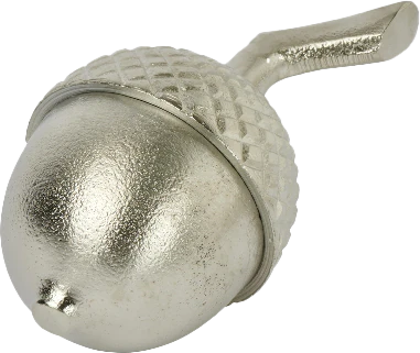 Lambert Nocciola Deko-Objekt silber L 13 x D 7 cm