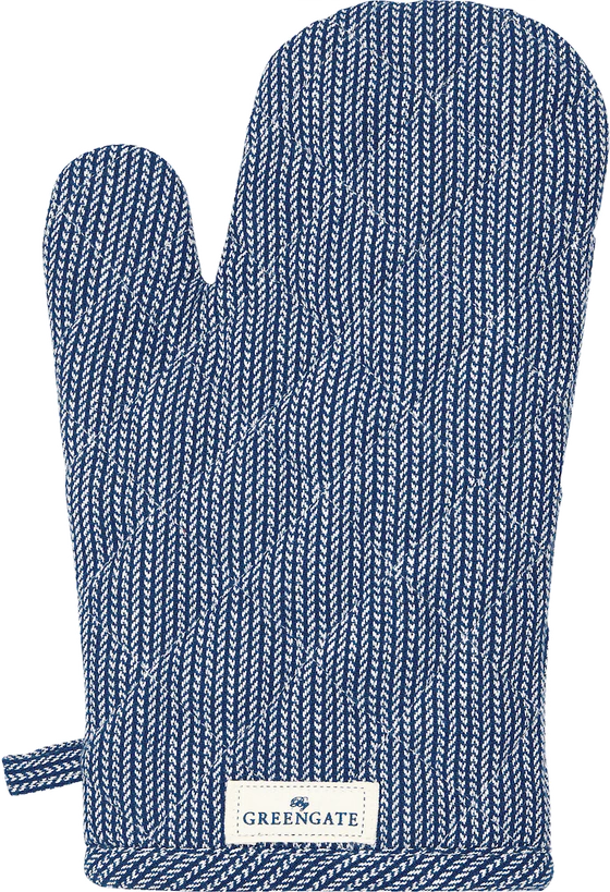 Greengate Alicia Dark Blue Ofenhandschuh