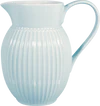 Greengate Jug Alice | Zeitlose Kanne in Pale Blue | Hochwertiger Keramikkrug