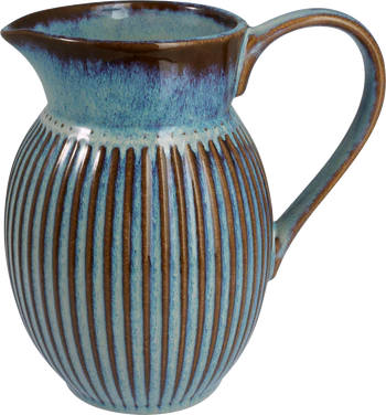 Greengate Jug Alice | Zeitlose Kanne in Oyster Blue | Hochwertiger Keramikkrug
