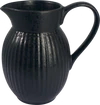 Greengate Jug Alice Volcano | Zeitlose Kanne in Schwarz | Hochwertiger Keramikkrug