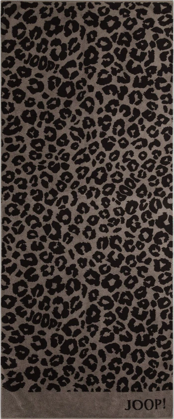 JOOP! LEO Frottierkollektion 1703 – Luxuriöses Saunatuch (80x200 cm) in Mocca, Creme & Graphit