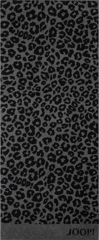 JOOP! LEO Frottierkollektion 1703 – Luxuriöses Saunatuch (80x200 cm) in Mocca, Creme & Graphit
