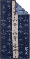 JOOP! Divided Cornflower 1706-11 in Aqua – Edles Walkfrottier mit ikonischem Cornflower-Muster