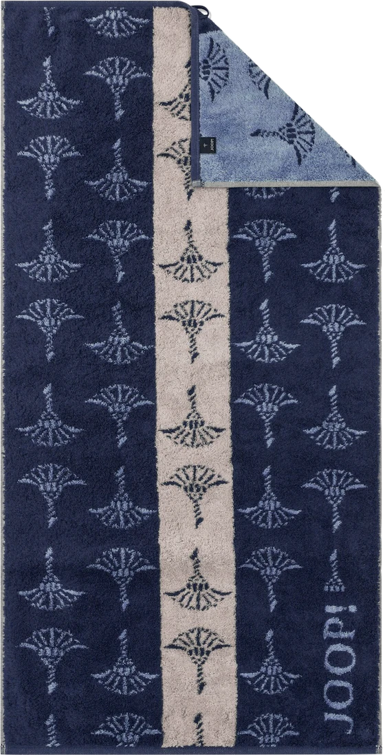 JOOP! Divided Cornflower 1706-11 in Aqua – Edles Walkfrottier mit ikonischem Cornflower-Muster