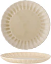 Bloomingville Latina Teller – Edler Steinzeug-Teller in Natur mit gewelltem Rand