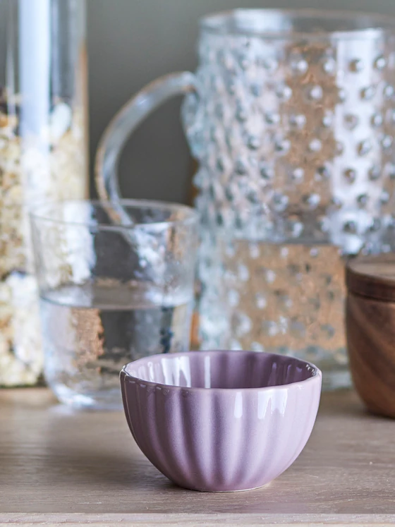 Bloomingville Schale “Latina” aus Steingut – rosa, 165 ml, spülmaschinengeeignet