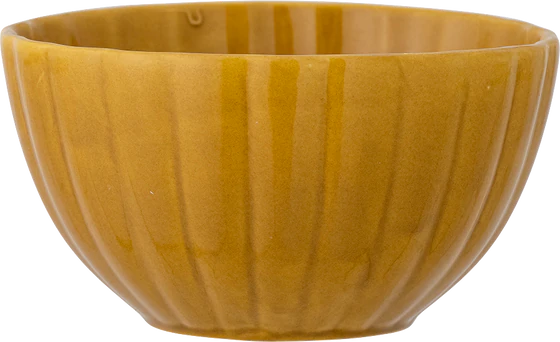 Bloomingville Schale “Latina” aus Steingut – gelb, 165 ml, spülmaschinengeeignet