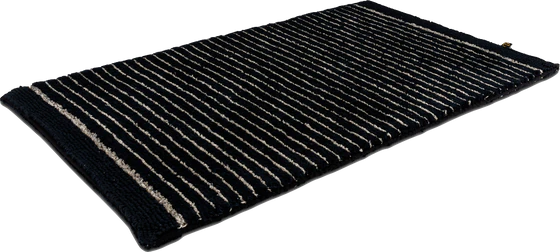 Rhomtuft Badteppich Lin – exklusives Wendemodell aus Baumwolle & Leinen