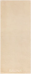 Cawö Saunatuch Pure 6501-370 Beige – Hochwertiges Saunatuch aus 100 % Baumwolle