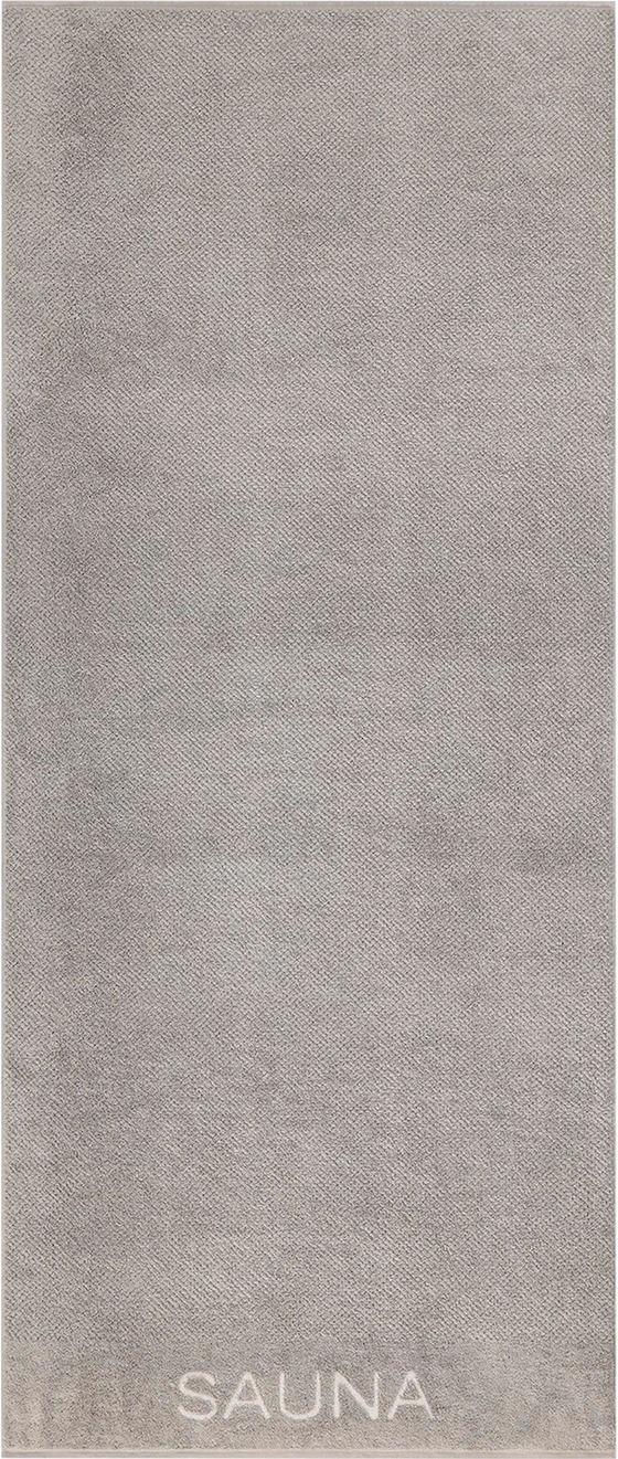 Cawö Saunatuch Pure 6501-727 Stein – Hochwertiges Saunatuch aus 100 % Baumwolle
