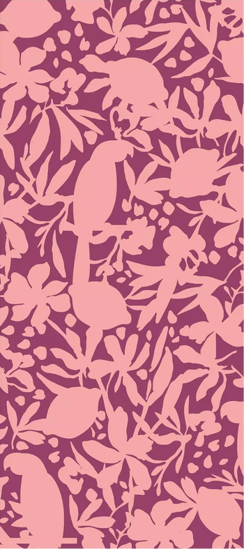 Cawö Strandtuch Tropical 5576-22 Sunset – Exklusives Jacquard-Strandtuch in Pink aus 100 % Baumwolle