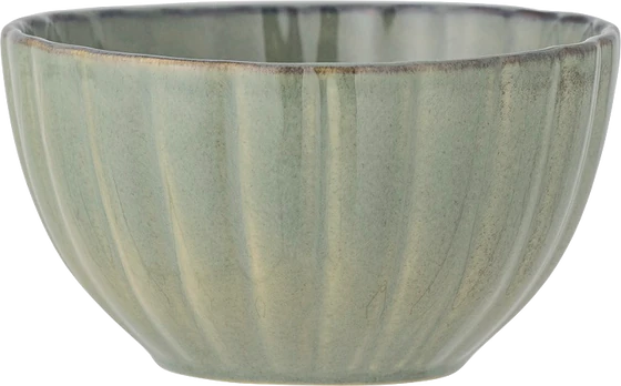 Bloomingville Latina Bowl – Große Schale in Hellgrün aus 100% Steingut für ein Cozy Wohnambiente