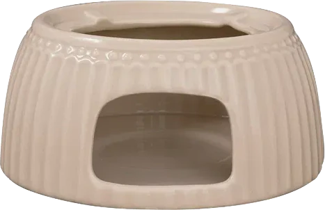Greengate Teekannen Stövchen in Creamy Fudge – Steingut Tea Warmer