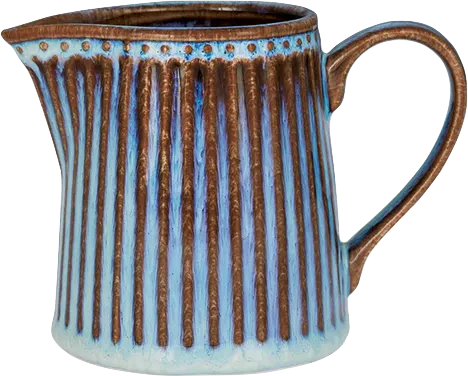 Greengate Milchkännchen Alice Oyster Blue – Porzellan, spülmaschinengeeignet