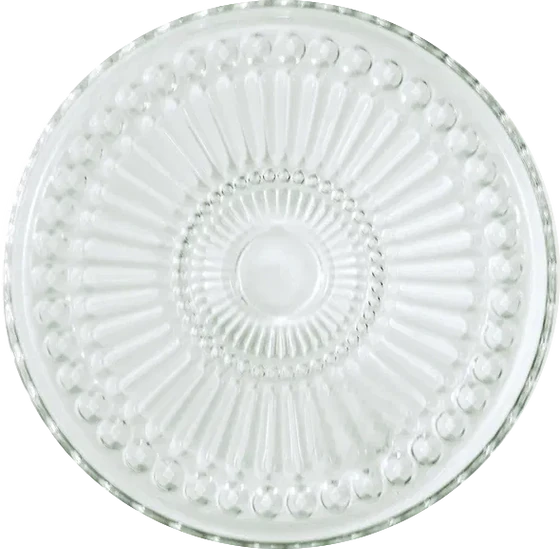Greengate Glasteller Alice Transparent – 18,5 cm Glas, spülmaschinengeeignet