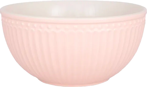 Greengate ALICE Servierschüssel / Servin Bowl in Pale Pink – Elegantes Porzellan für stilvolles Servieren