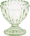 Greengate Alice Glas Eierbecher in Pale Green – Eleganter Glas Eierbecher für stilvolles Frühstück