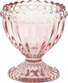 Greengate Alice Glas Eierbecher in Pale Pink – Eleganter Glas Eierbecher für stilvolles Frühstück