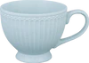 Greengate Tea Cup Alice in Ice Blue – Hochwertige Porzellan-Teetasse, 9 x 11,5 cm, spülmaschinen- & mikrowellengeeignet