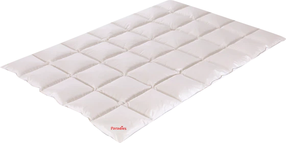 Paraides Daunendecke Gaila 100 – Medium warme Ganzjahresdecke, 100% Paradies Entendaunen, RDS zertifiziert