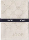 JOOP! Geschirrtuch Cornflower 1700-33 – Cremefarbenes Halbleinen-Tuch mit Cornflower-Muster